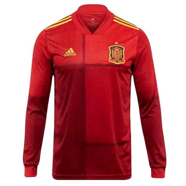 Camiseta España Primera Manga Larga 2020 Rojo